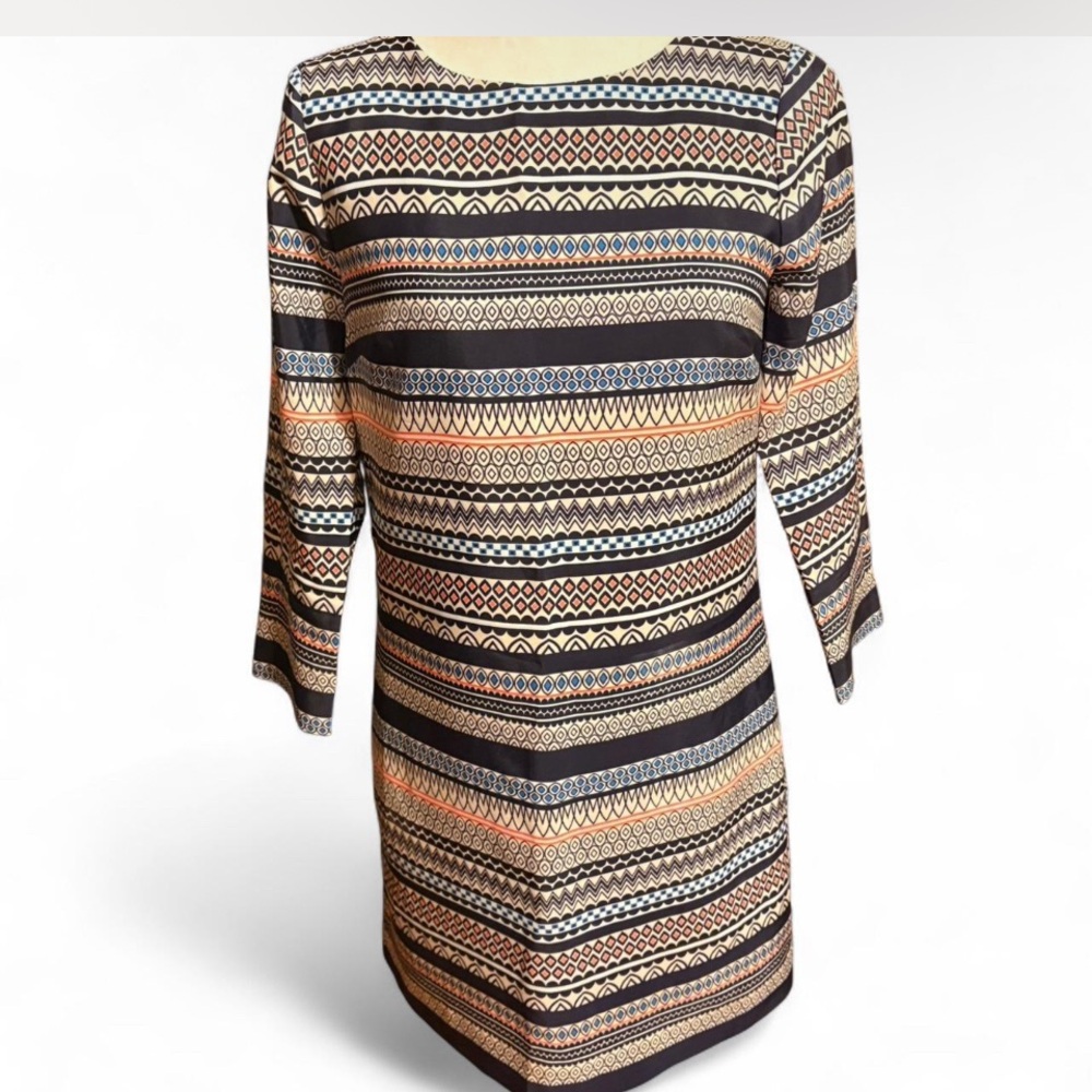 J. Crew Patterned Multicolor Dress